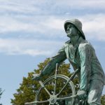 Close-Up of the Gloucester Fisherman's memorial
