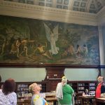 People looking around inside of Lynn Public Library