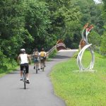 Biking the Clipper City Rail Trail