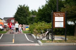 Clipper City Rail Trail signage