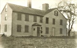 Archival image of the Glover Farmhouse